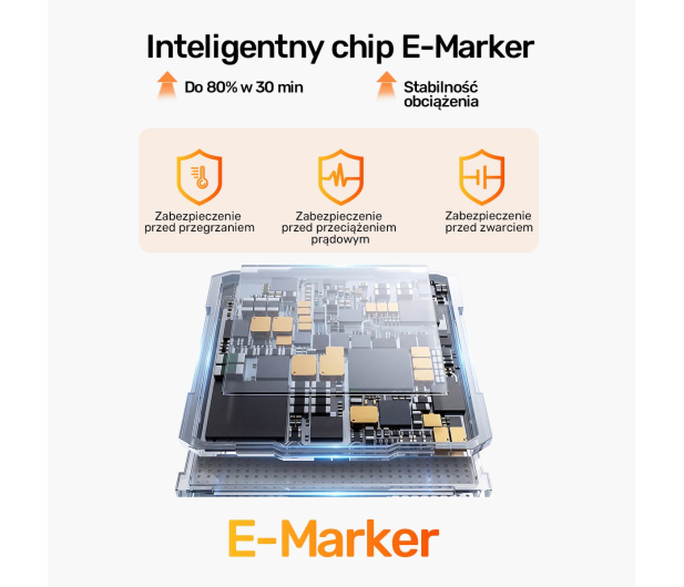 Unitek Brelok Keychain USB4 40Gb/s 240W PD 8K - 1529942 - zdjęcie 8